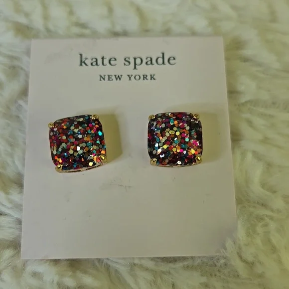 Kate Spade Green Water Bottle 3pair Socks Set And Earrings NWT GIFTABLE - Picture 2 of 8